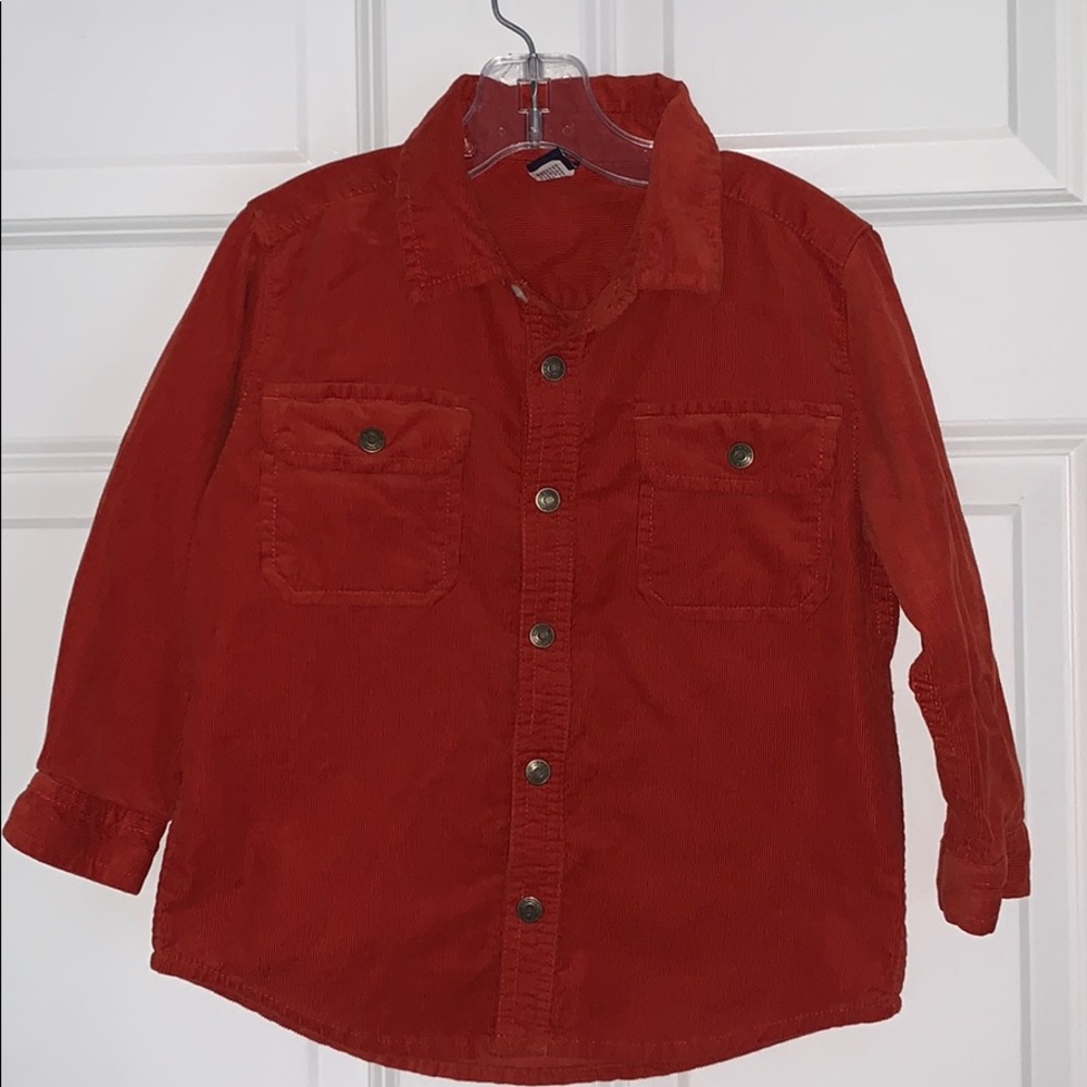 🌺 GAP Fine Corduroy Shirt Sz4